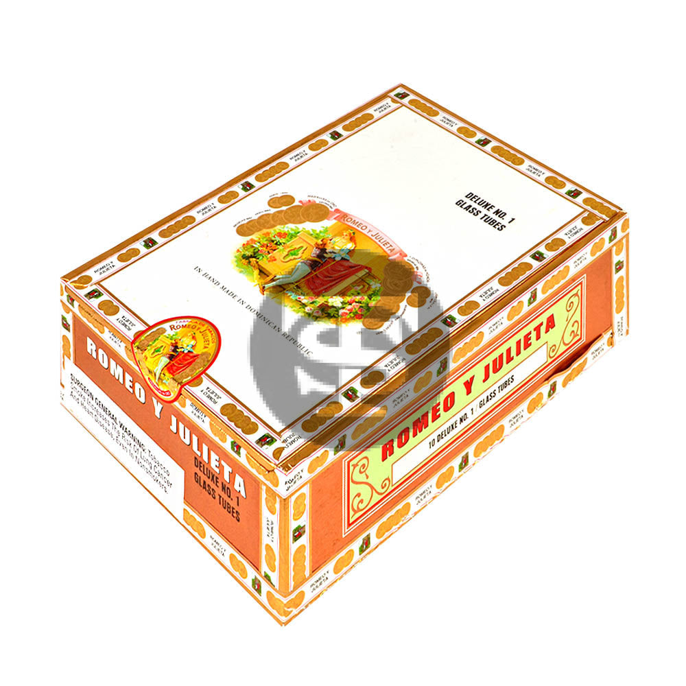 Romeo Y Julieta 1875 Deluxe 1 Glass Tubes Cigars Box of 10 4