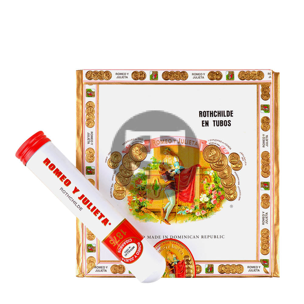 Romeo Y Julieta 1875 Rothchilde en Tubos Cigars Box of 10