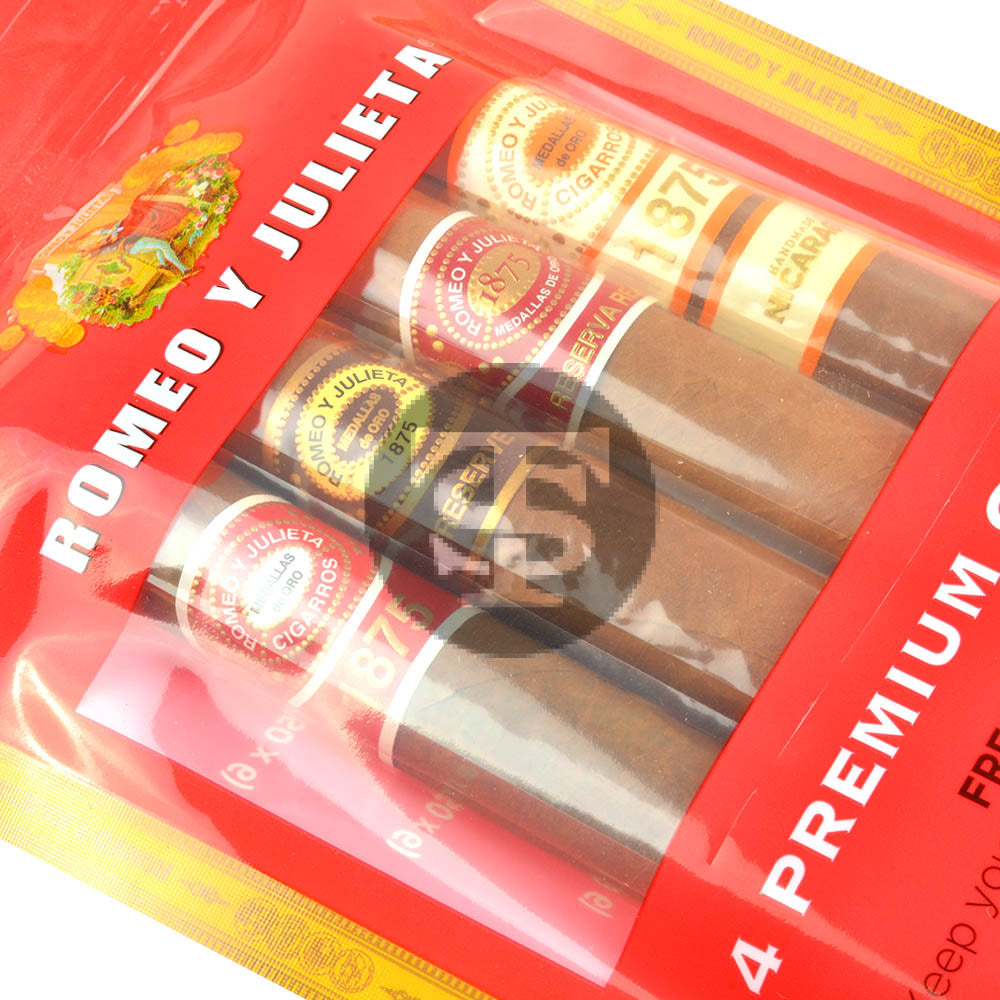 Romeo Y Julieta Freshpack Toro Cigars Sampler Pack of 4
