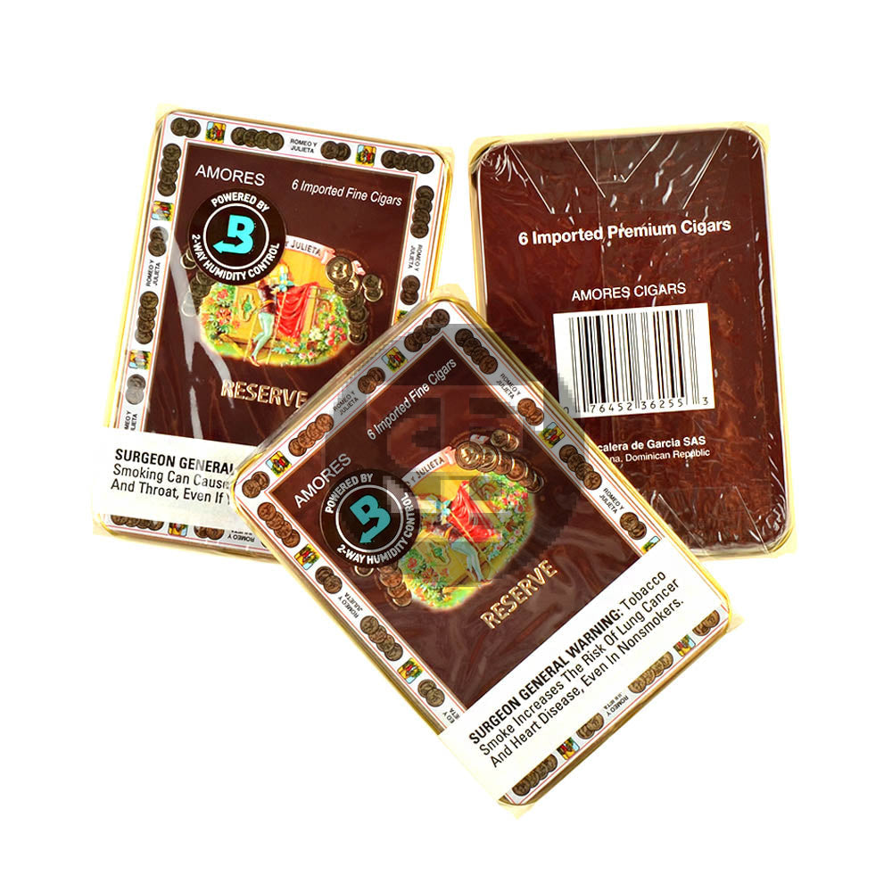 Romeo Y Julieta Reserve Habano Amores Cigars 5 Tins of 6 3