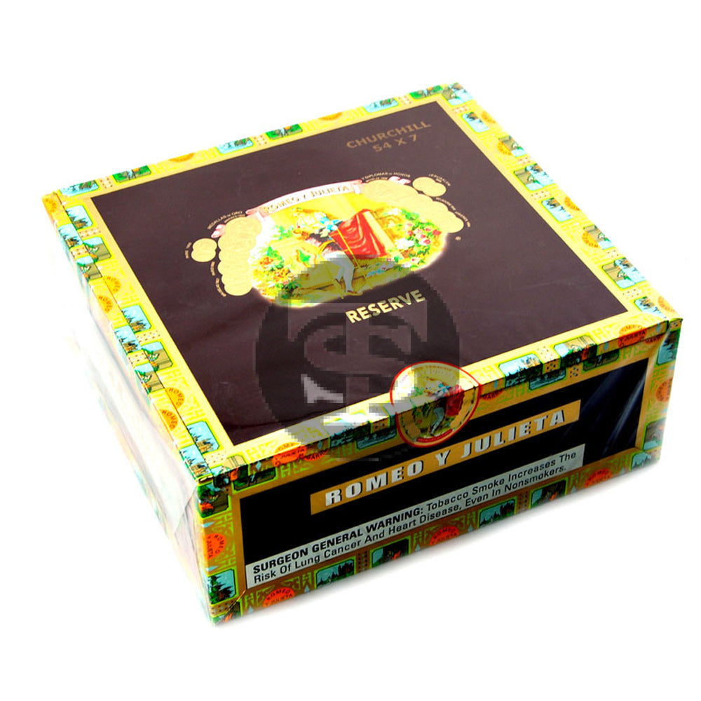 Romeo Y Julieta Reserve Habano Churchills Cigars Box of 27 5