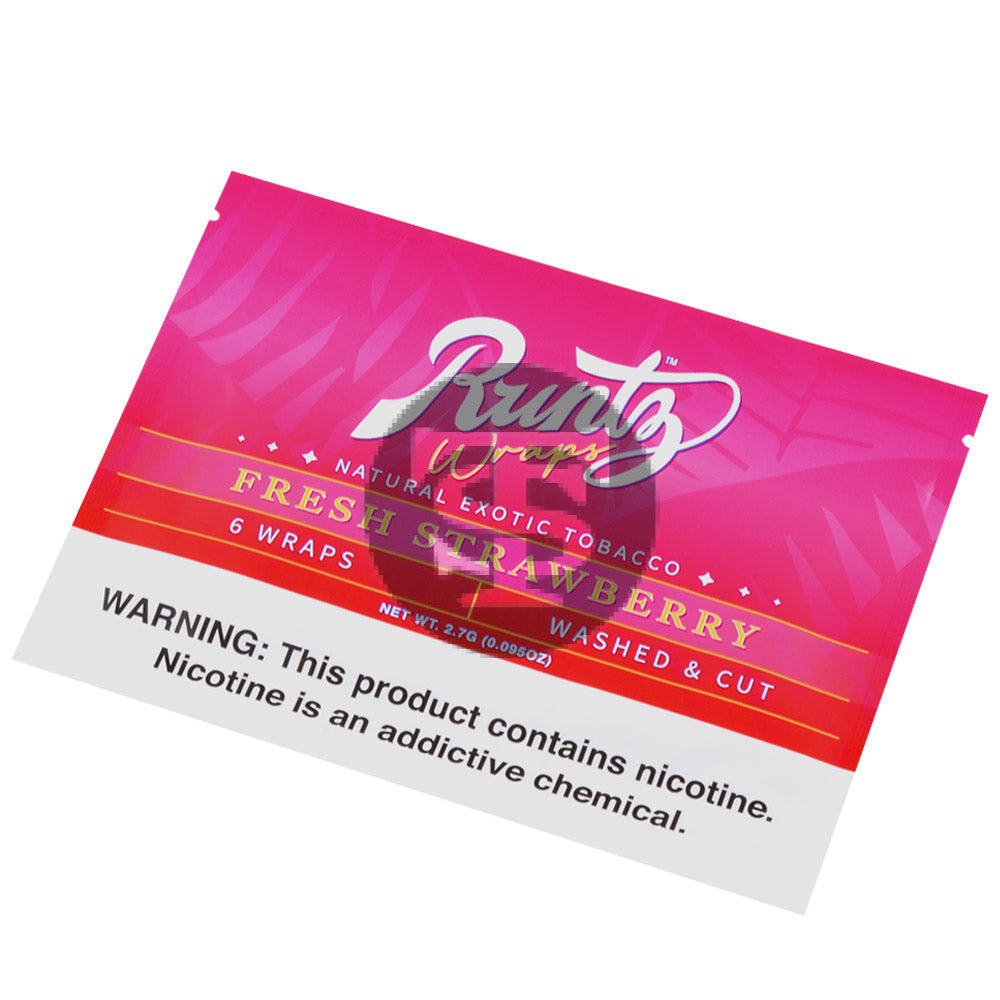 Runtz Fresh Strawberry Wraps 10 packs of 6