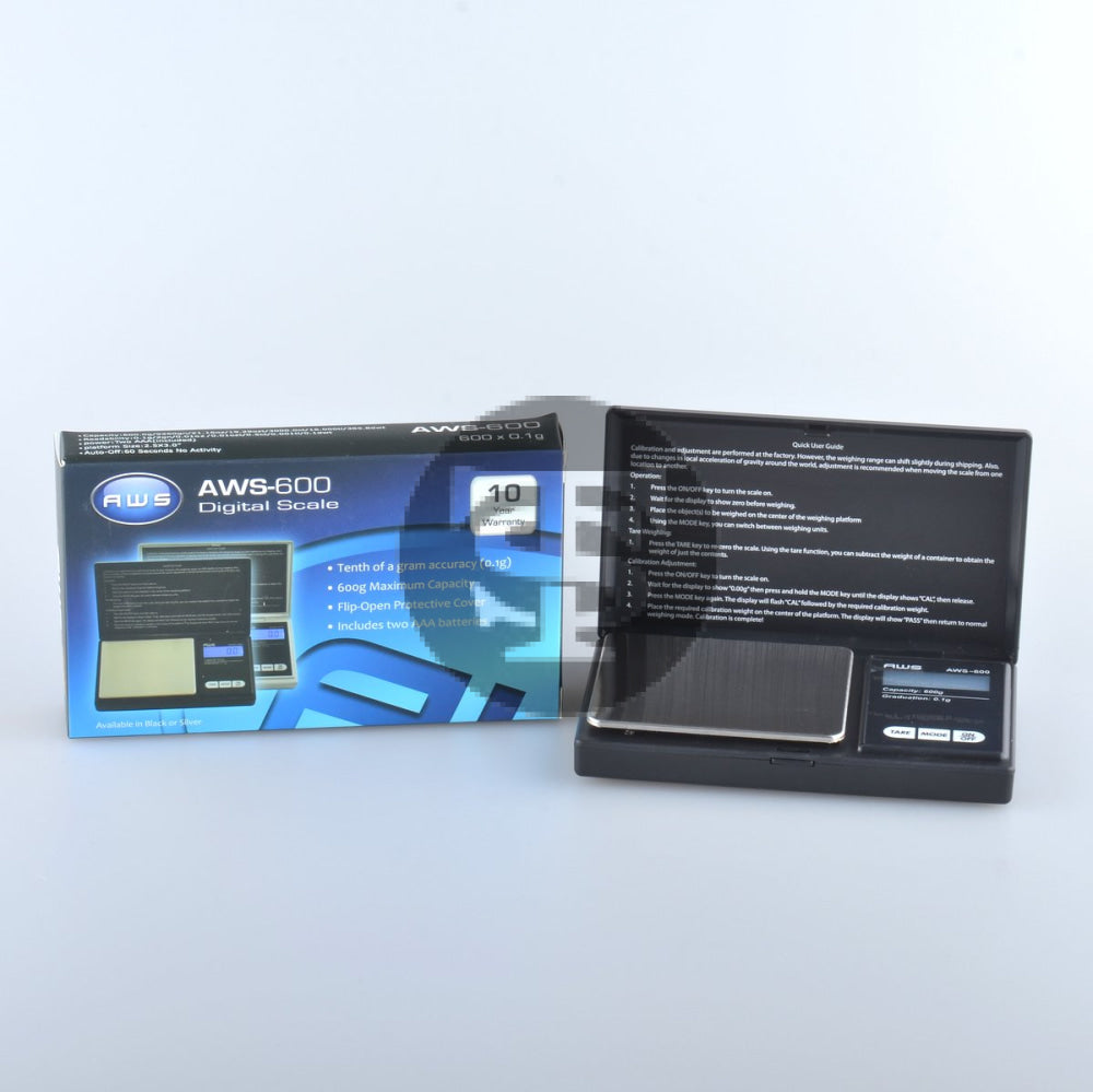 Scale AWS-600 Black 600g X 0.1g AWS-600 1