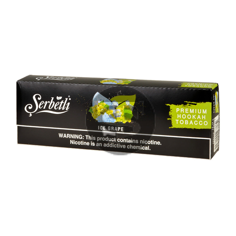 Serbetli Premium Hookah Tobacco 10 packs of 50g Ice Grape 1