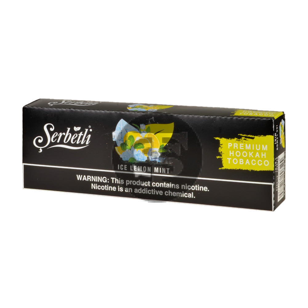 Serbetli Premium Hookah Tobacco 10 packs of 50g Ice Lemon Mint 1