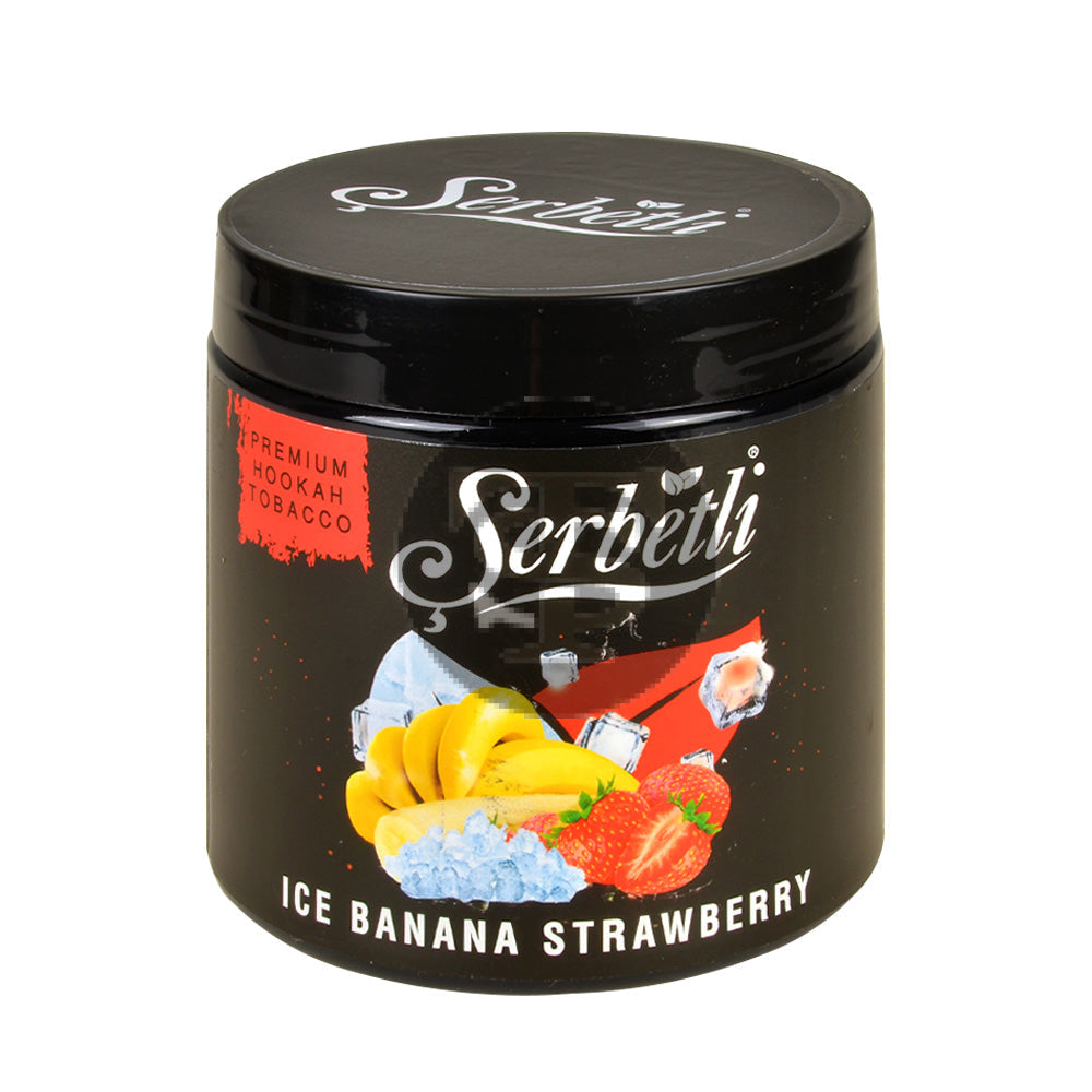 Serbetli Premium Hookah Tobacco 250g Ice Banana Strawberry 1