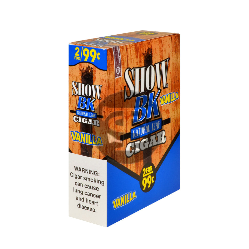 Show BK Cigarillos 2 For 99 Cent Pre Priced 15 Packs of 2 Cigars Vanilla 1