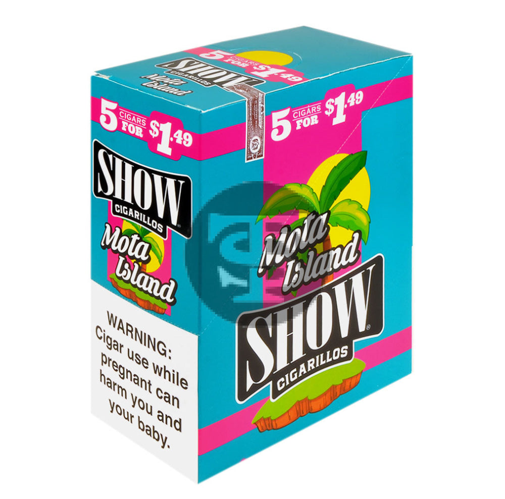 Show Cigarillos Mota Island 15 Pouches of 5 Pre-Priced $1.49