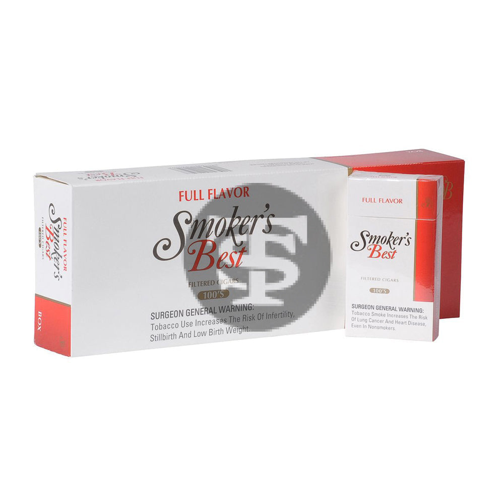 Smoker's Best Full Flavor Filtered Cigars 10 Packs of 20 1