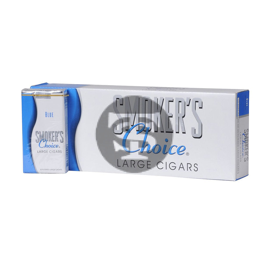 Smoker's Choice Lights Blue Filtered Cigars 10 Packs of 20 1
