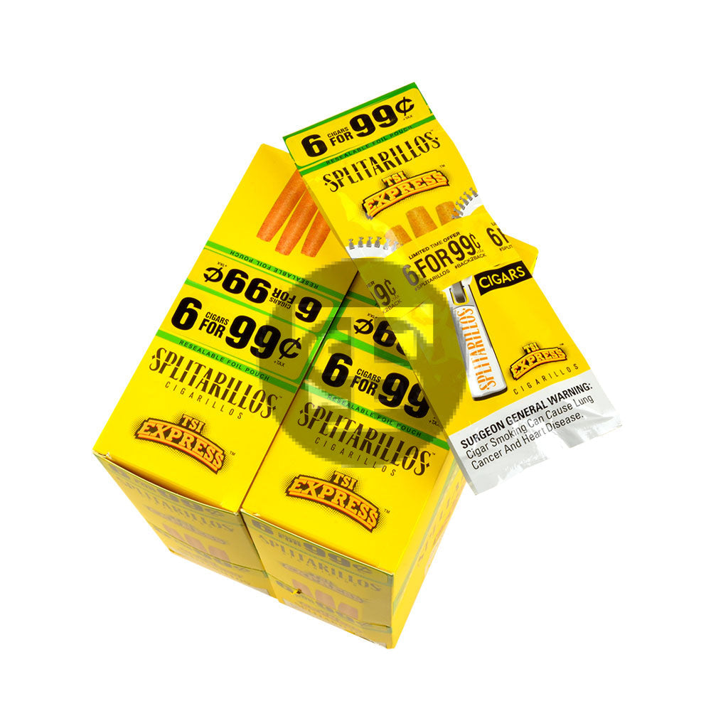 Splitarillos Cigarillos 6 For 99 Cent 15 Pouches of 6 TSI Expres 3