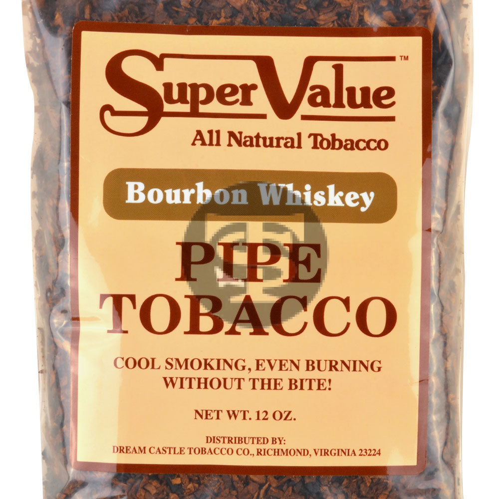 Super Value Pipe Tobacco Bourbon Whiskey 12 oz. Bag