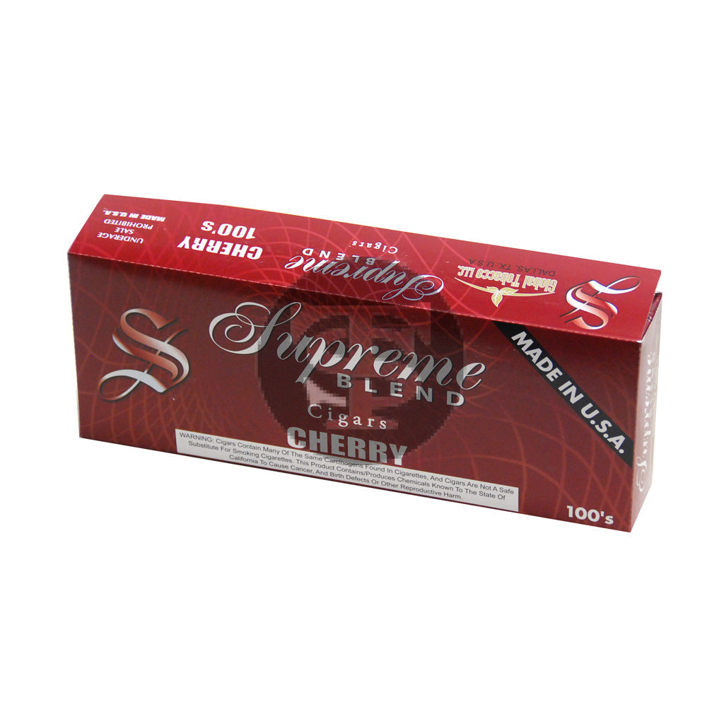 Supreme Blend Cherry Filtered Cigars 10 Packs of 20 1