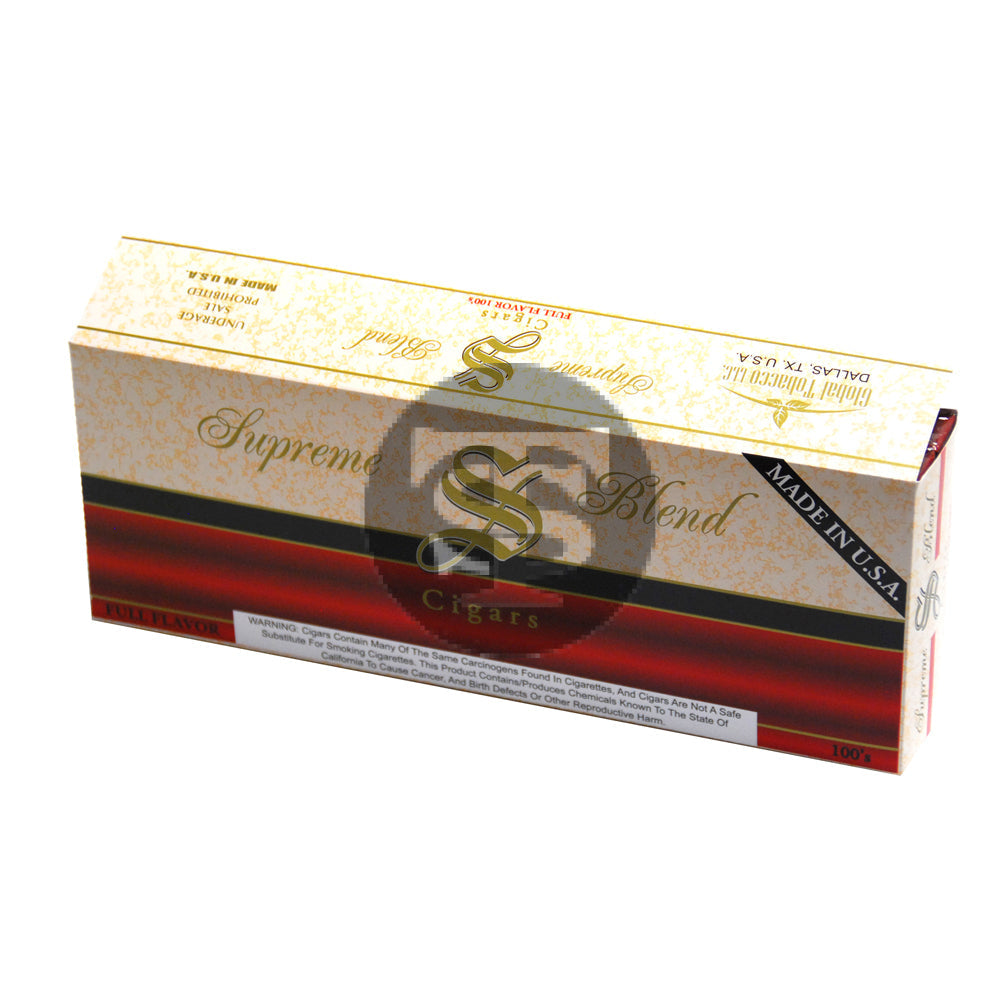 Supreme Blend Full Flavor Filtered Cigars 10 Packs of 20 1