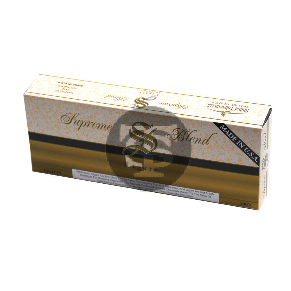 Supreme Blend Lights Filtered Cigars 10 Packs of 20 1