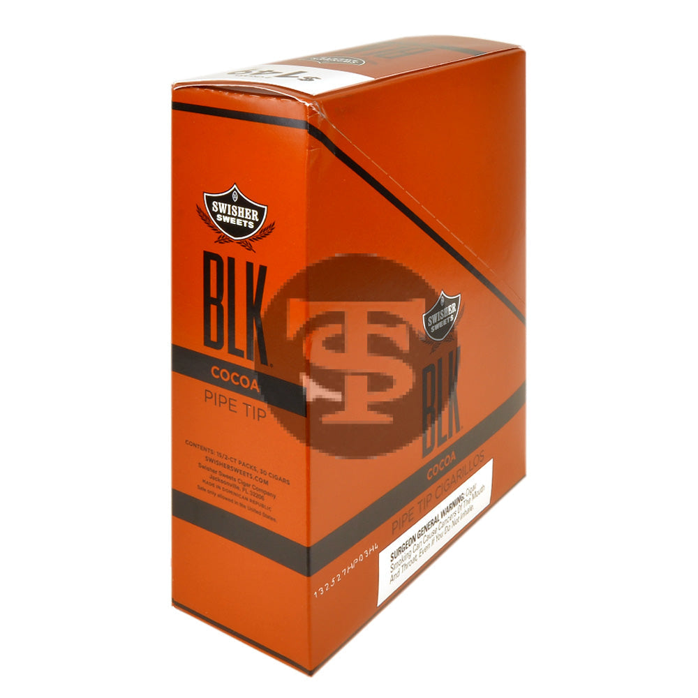Swisher Sweets BLK Tip Cigarillos 2 for $1.49 Cacoa 15 pouches of 2