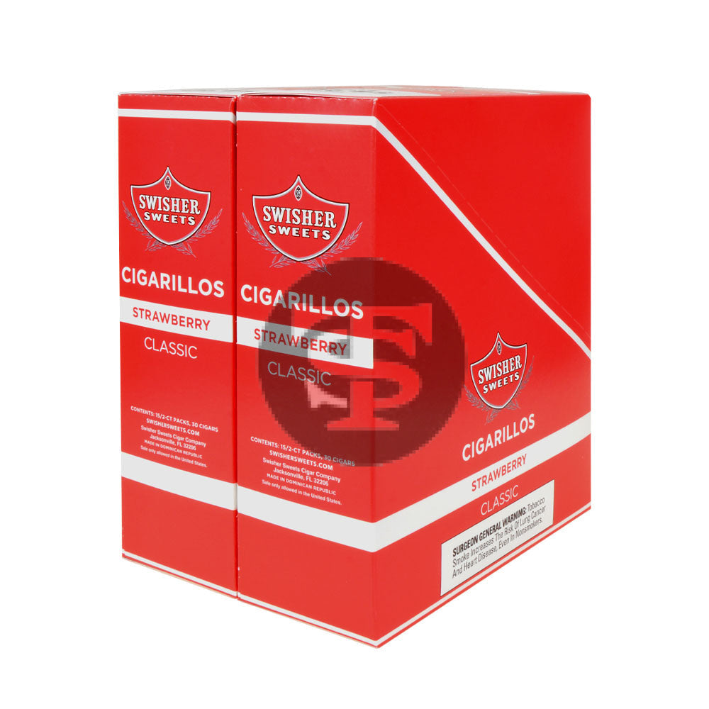 Swisher Sweets Cigarillos $1.39 Pre Priced 30 Packs of 2 Cigars Strawberry