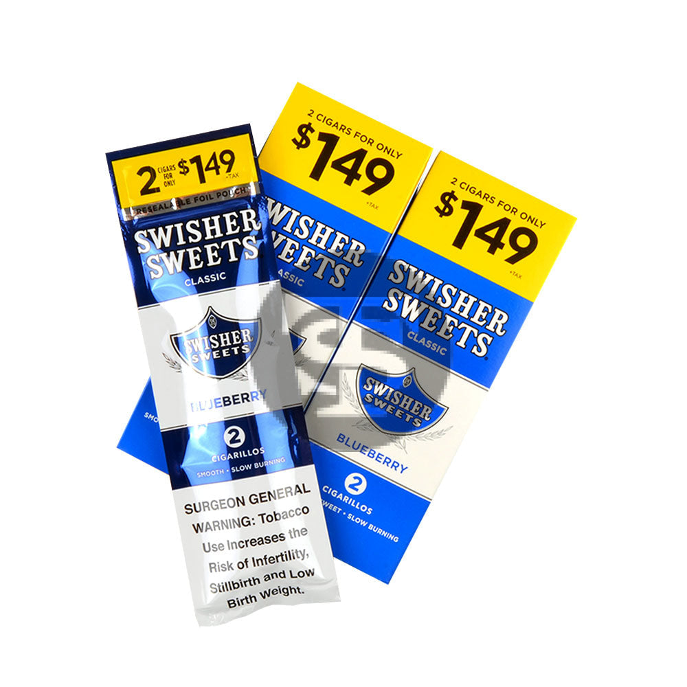 Swisher Sweets Cigarillos 1.49 Pre Priced 30 Packs of 2 Cigars Blueberry 3