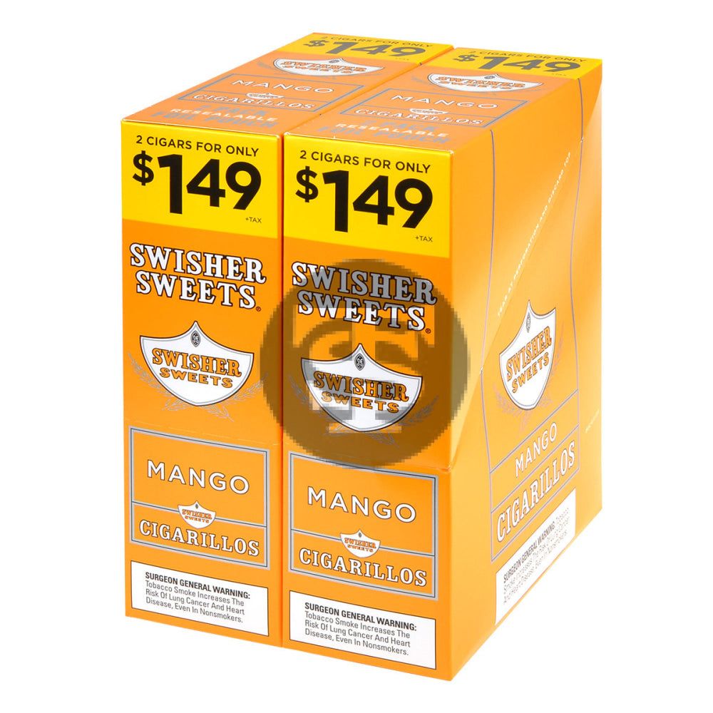 Swisher Sweets Cigarillos 1.49 Pre Priced 30 Pouches of 2 Mango 1
