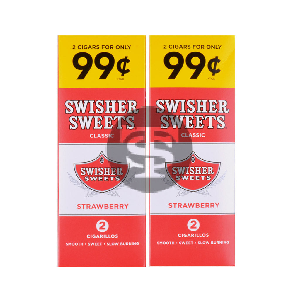 Swisher Sweets Cigarillos 99 Cent Pre Priced 30 Packs of 2 Cigars Strawberry 3