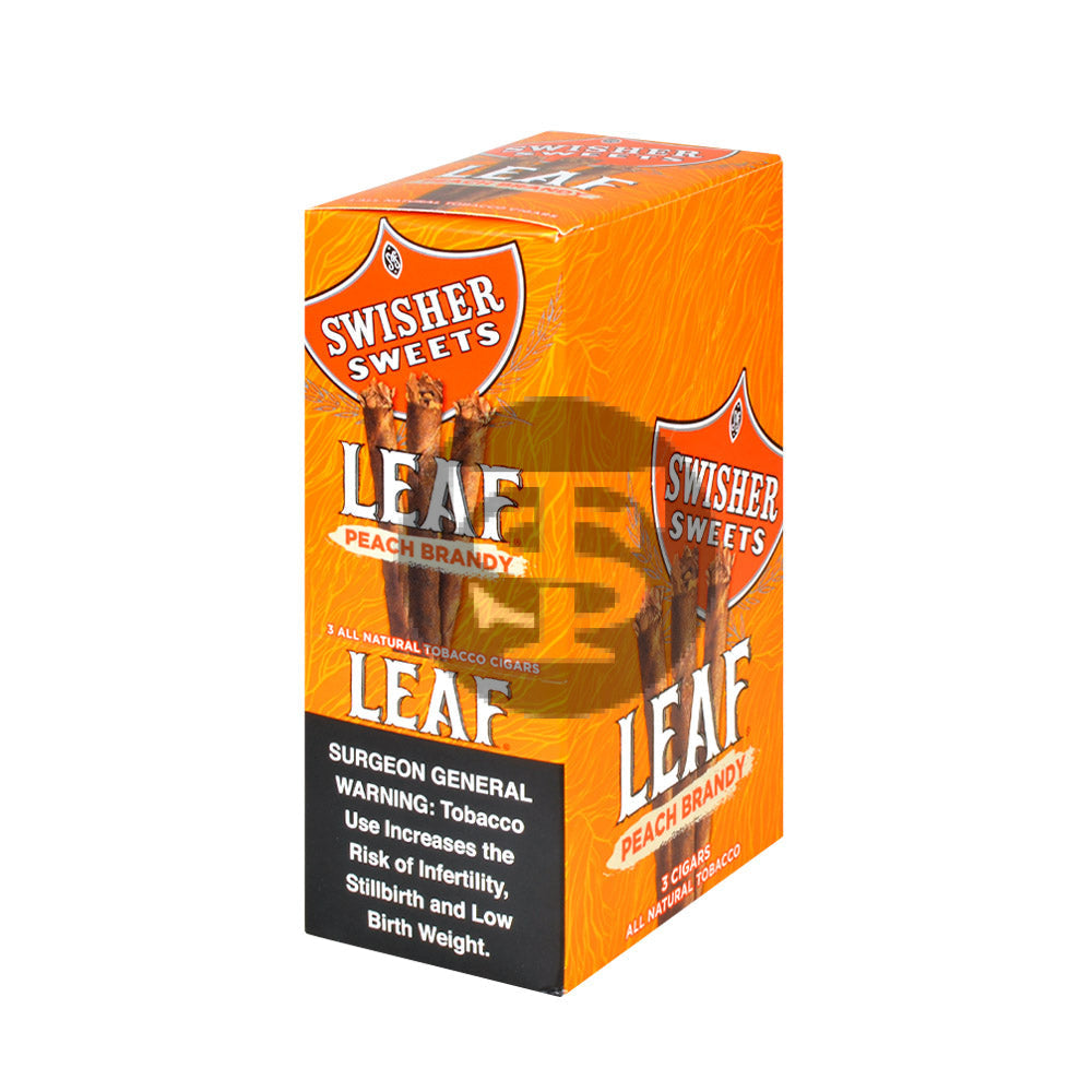 Swisher Sweets Leaf 10/3-ct Pack of 30 Peach Brandy 1