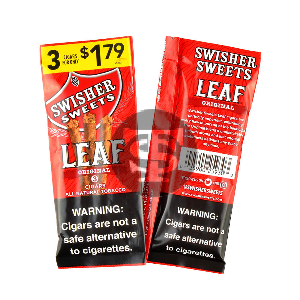Swisher Sweets Leaf 3 for $1.79 Pack of 30 Original 3