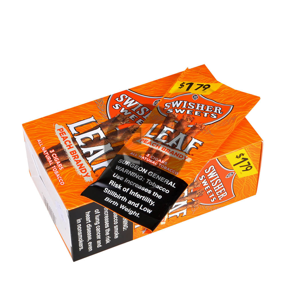 Swisher Sweets Leaf 3 for $1.79 Pack of 30 Peach Brandy 2