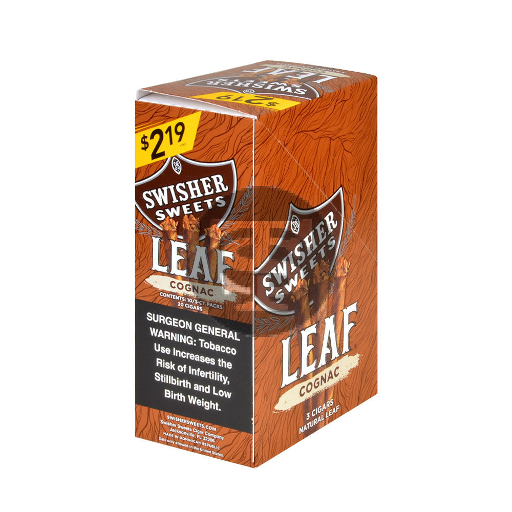 Swisher Sweets Leaf 3 for $2.19 Pack of 30 Cognac