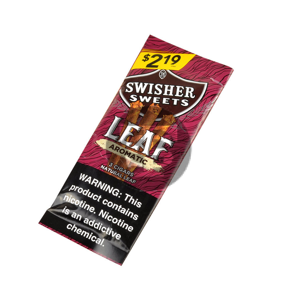 Swisher Sweets Leaf 3 for $2.19 Pack of 30 Sweet Aromatic