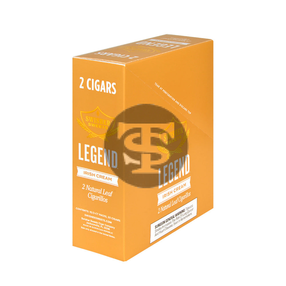 Swisher Sweets Legend Irish Cream Cigarillos 15 pouches of 2