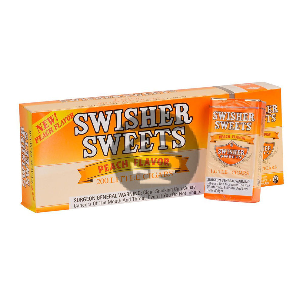Swisher Sweets Little Cigars 100mm 10 Packs of 20 Peach 3
