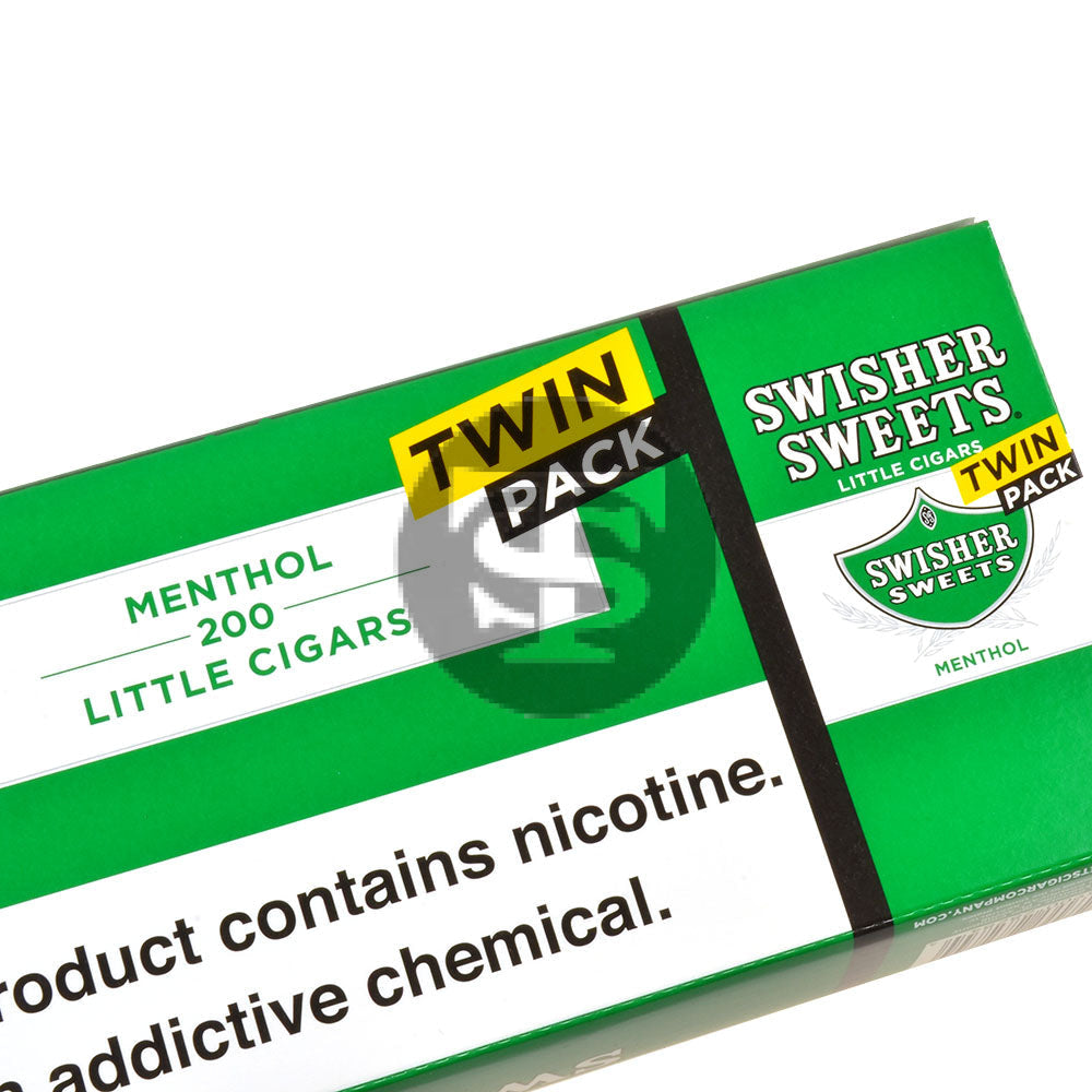 Swisher Sweets Little Cigars 100mm Twin Pack 5 Packs of 40 Menthol 3