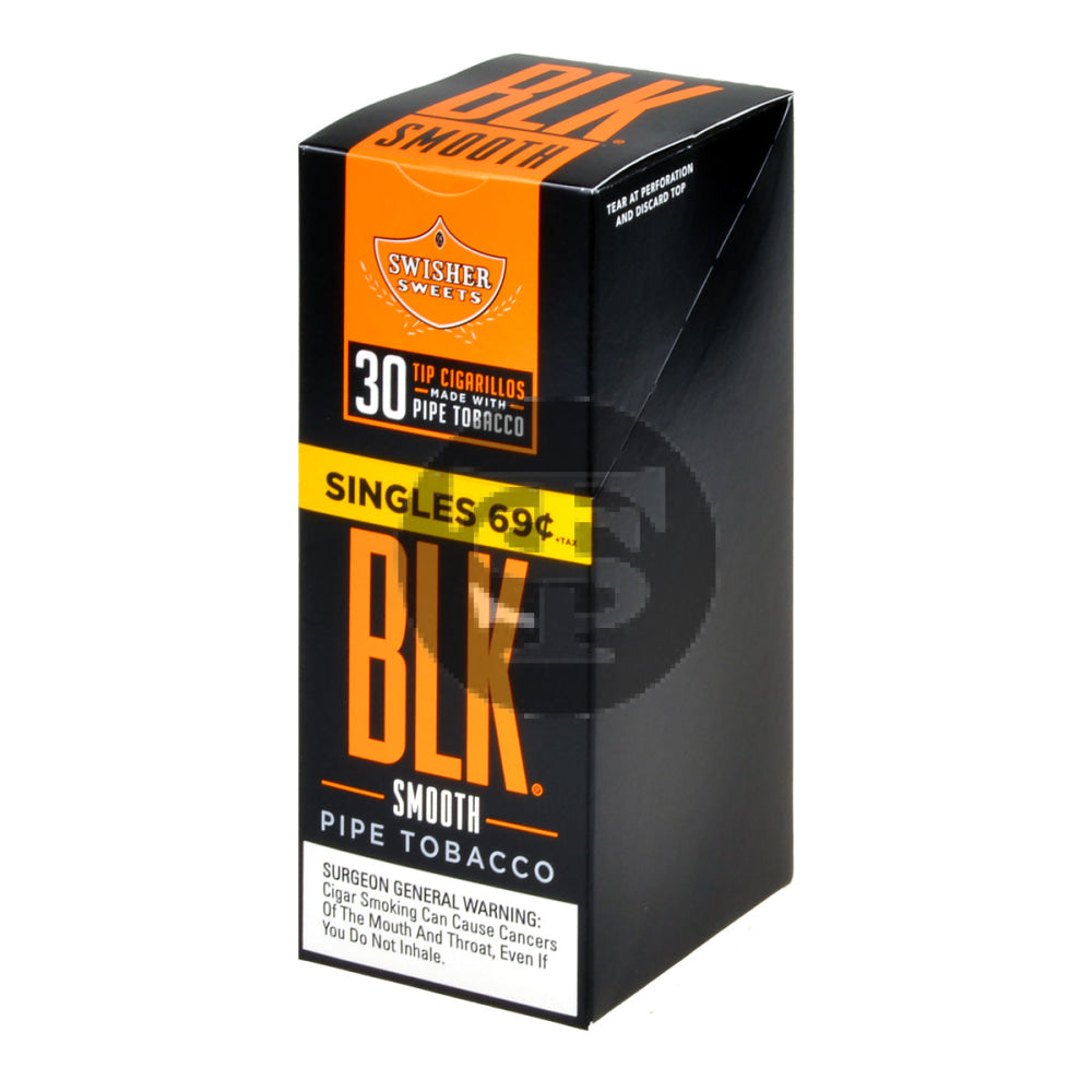 Swisher Sweets Tip Cigarillos BLK Pre Priced 69c Pack of 30 Cigars Smooth 3