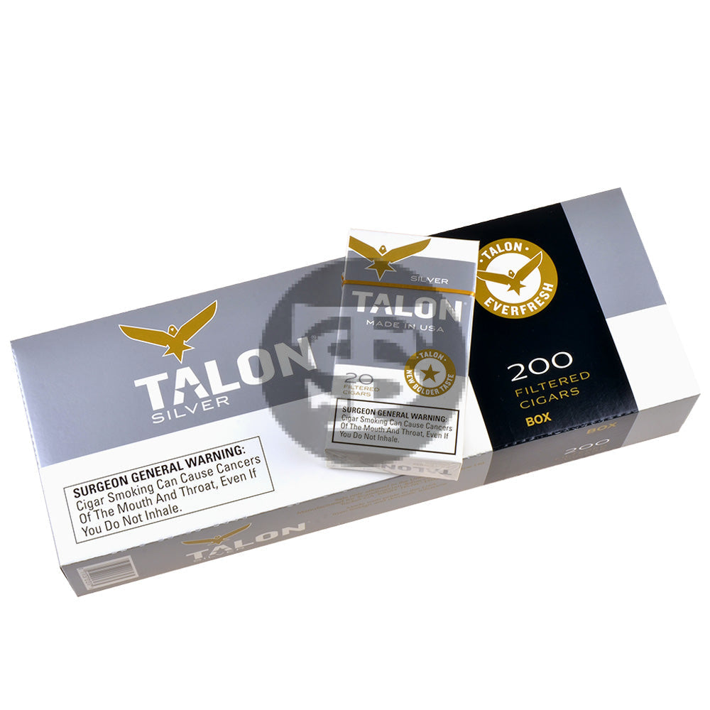 Talon Silver Original Filtered Cigars 10 Packs of 20