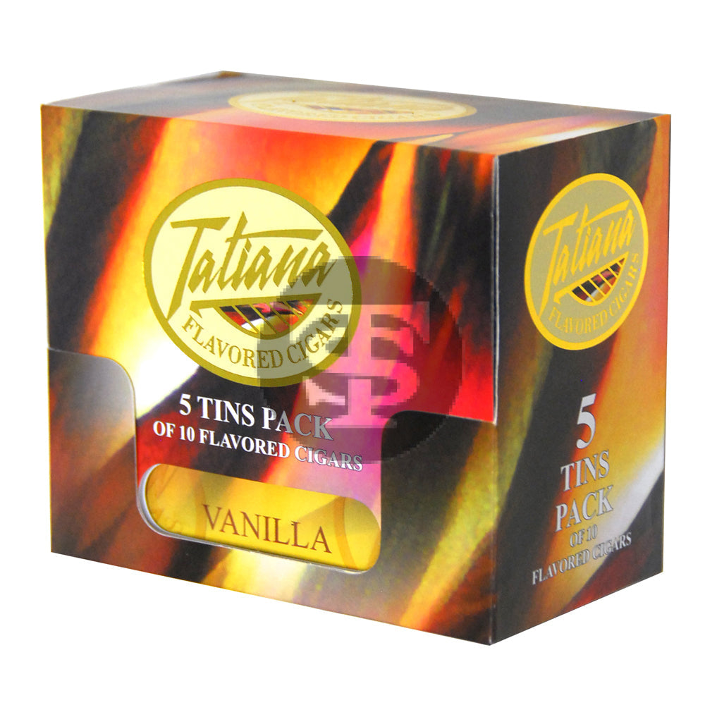 Tatiana Miniatures Vanilla Cigars 5 Packs of 10 1