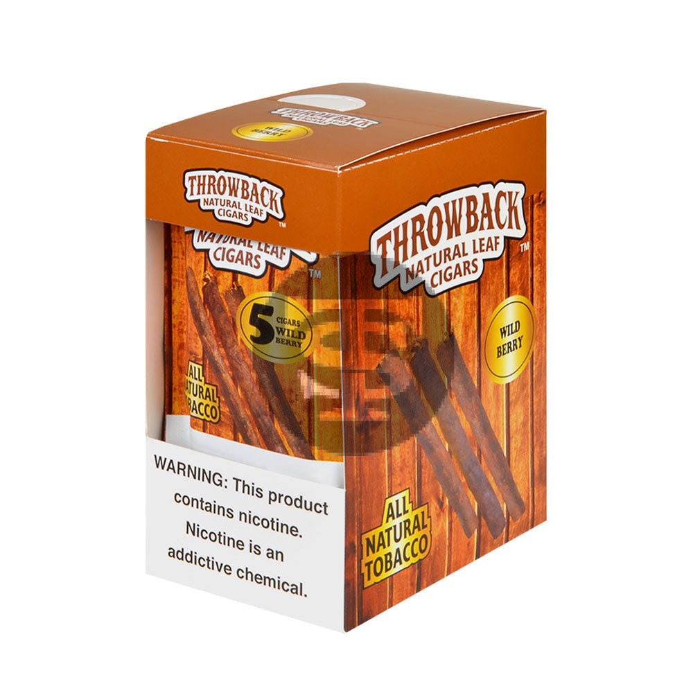 Throwback Wild Berry Cigars 8 packs of 5
