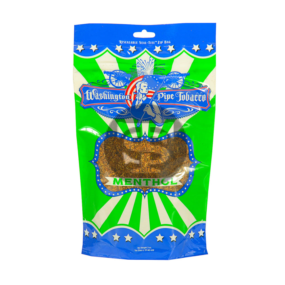 Washington Menthol Pipe Tobacco 3 oz. Bag 1