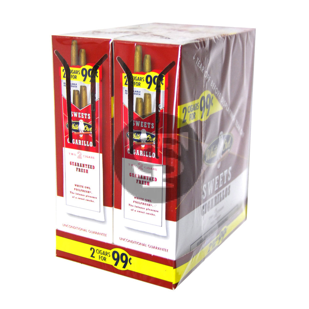 White Owl Cigarillos 99 Cent Pre Priced 30 Packs of 2 Cigars Sweets 4
