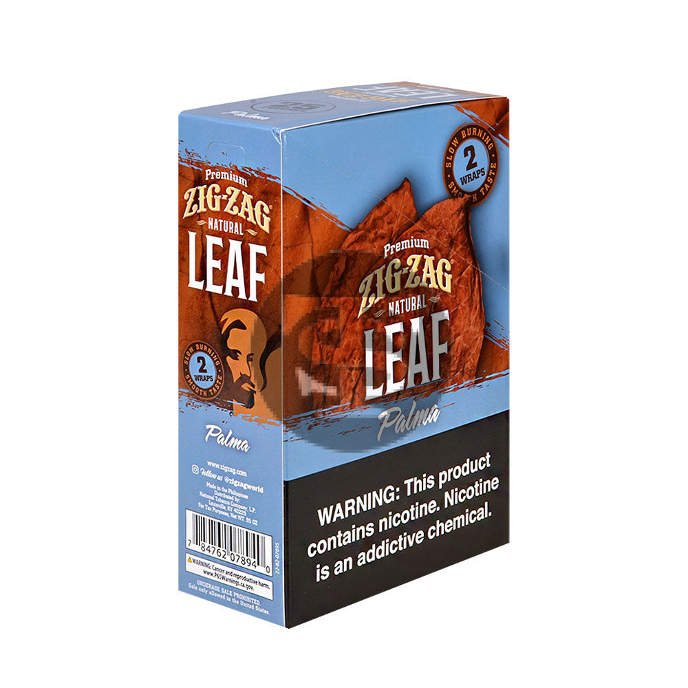 Zig Zag Natural Leaf Wraps 25x2ct Palma