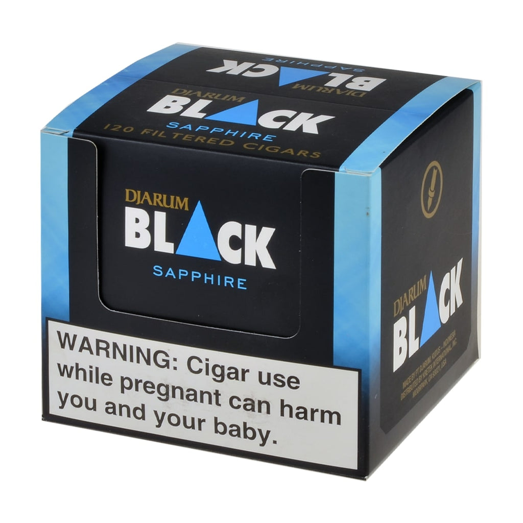 Djarum Black Ultra Menthol (Sapphire) Filtered Cigars 10 Packs of 12 1