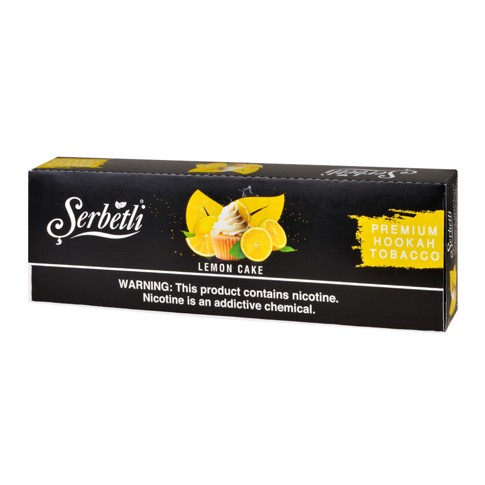 Serbetli Premium Hookah Tobacco 10 packs of 50g Lemon Cake 1