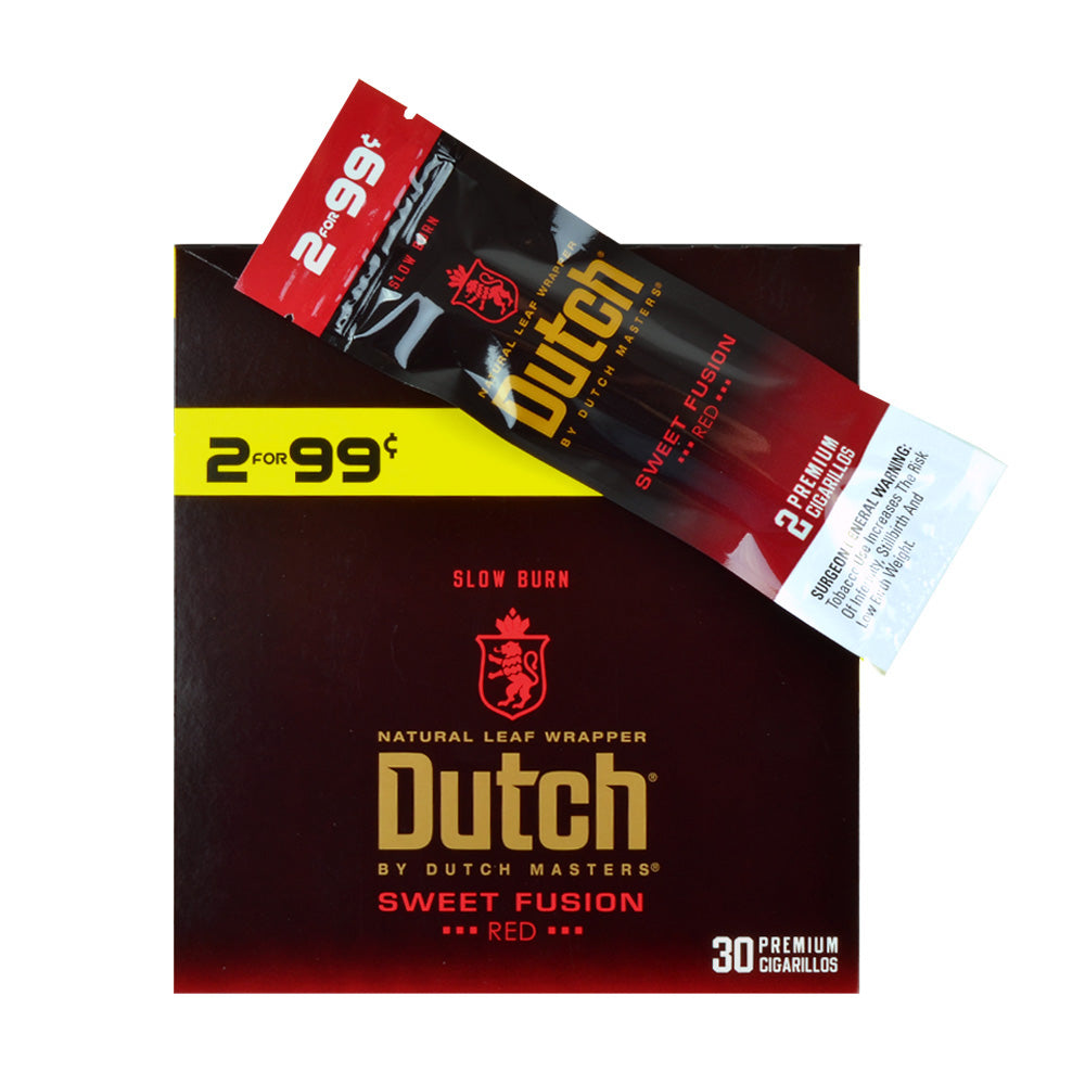 Dutch Masters Foil Fresh Sweet Fusion 99 Cent Cent Cigarillos 30 Packs of 2 2