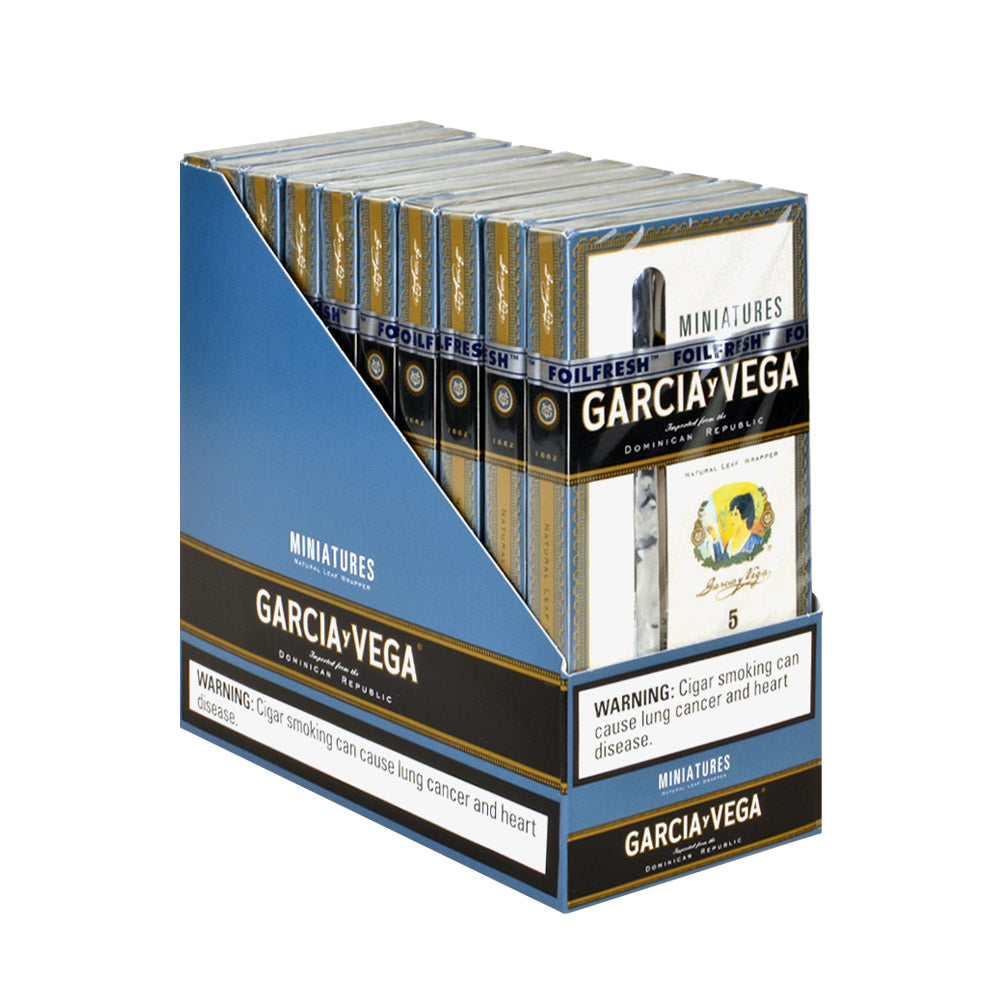 Garcia Y Vega Miniatures Cigarillos 10 Packs of 5 2