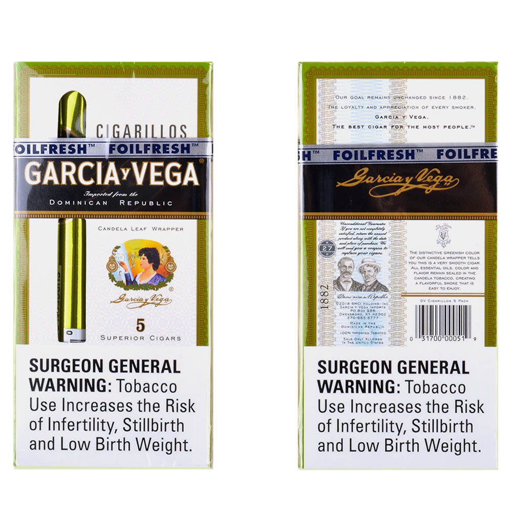 Garcia Y Vega Cigarillos 10 Packs of 5 3