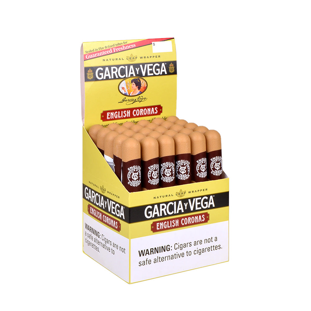 Garcia Y Vega English Corona Tubed Cigars Upright 30 Pack 2