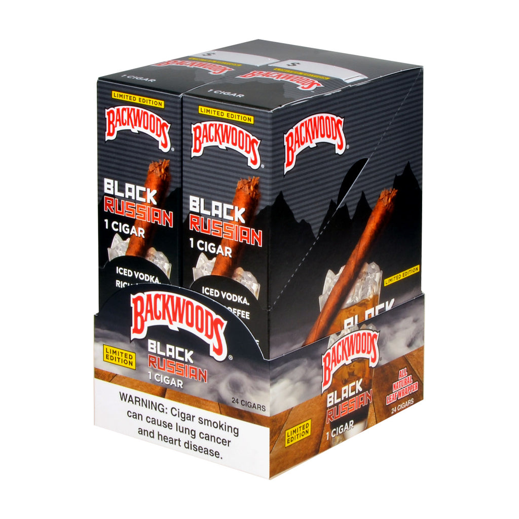 Backwoods Black Russian Cigars Single Pack of 24 1