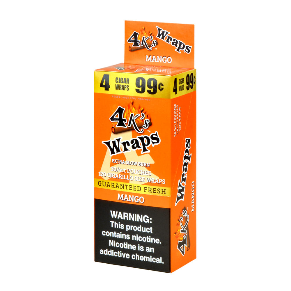 4 Kings Wraps 4 for 99c 30 pack of Mango 1