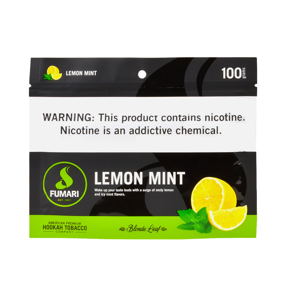 Fumari Hookah Tobacco Lemon Mint 100g 1