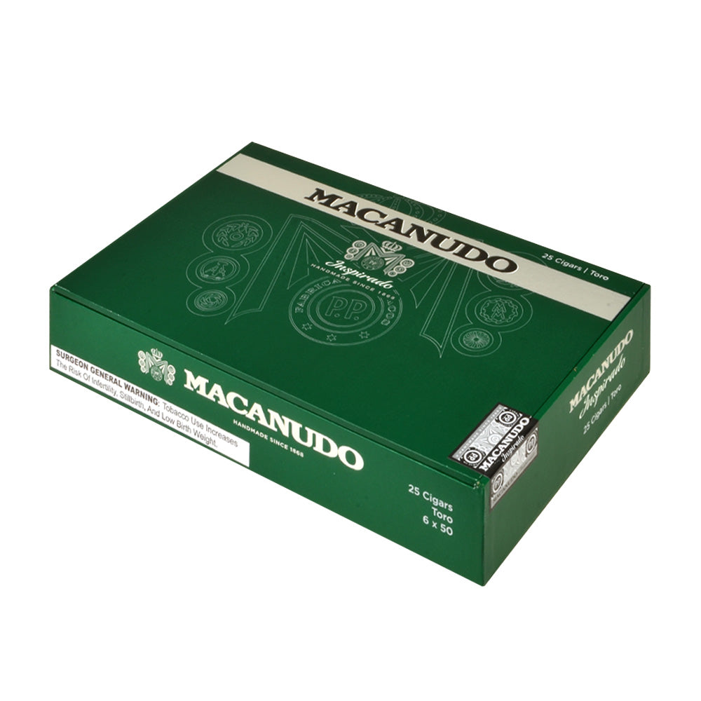 Macanudo Inspirado Green Toro Cigars Box of 25 1