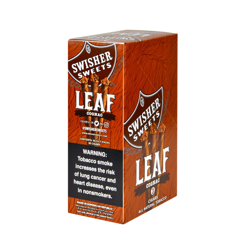 Swisher Sweets Leaf 10/3-ct Pack of 30 Cognac 2